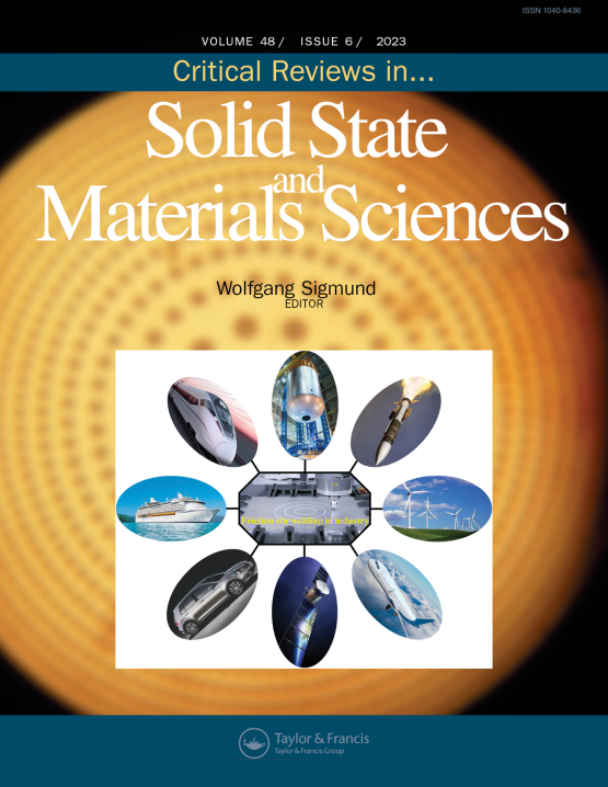 Cover image of Critical Reviews in Solid State and Materials Sciences