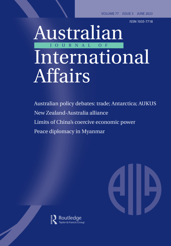 Cover image of Australian Journal of International Affairs