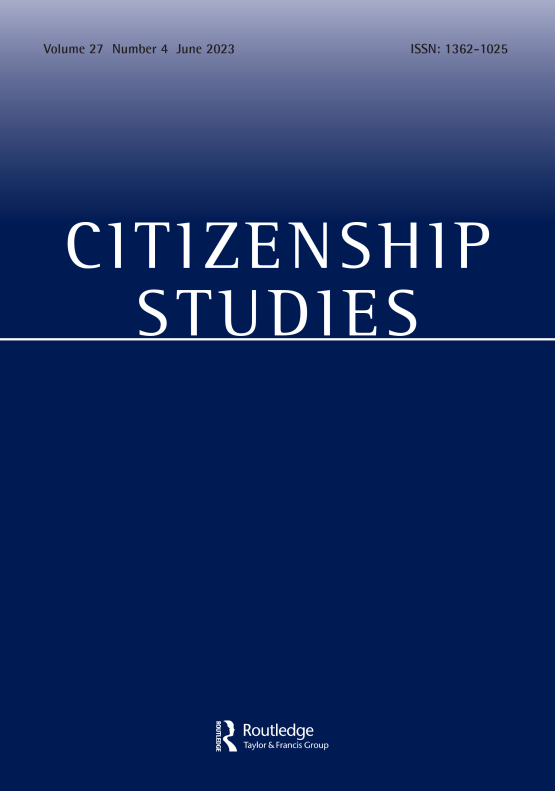 Cover image of Citizenship Studies