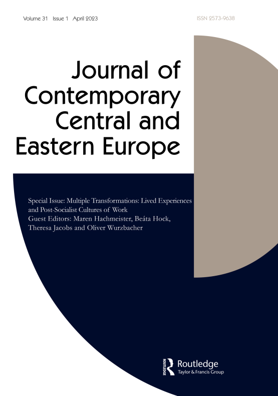 Cover image - Journal of Contemporary Central and Eastern Europe