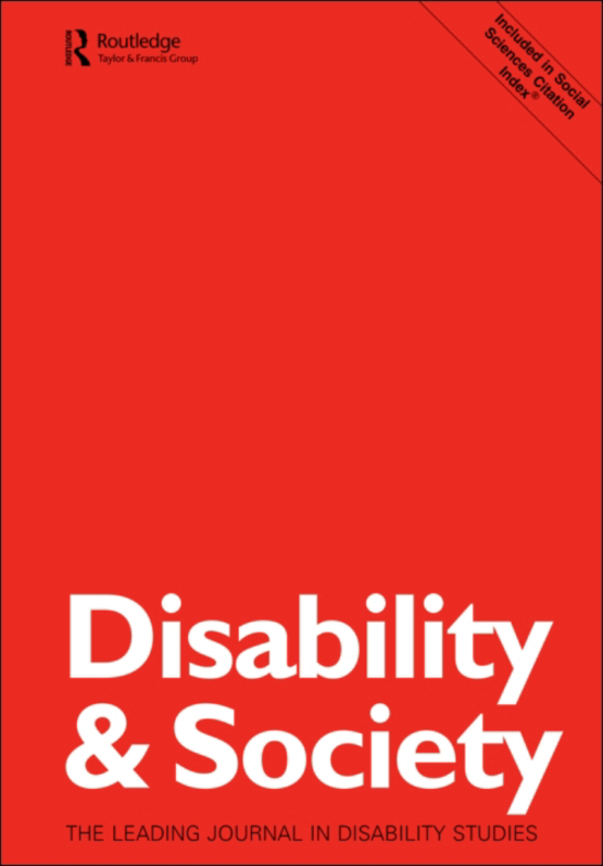 Cover image of Disability & Society