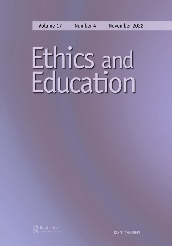 Cover image - Ethics and Education