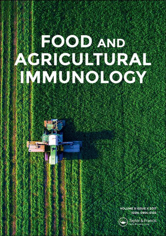 Cover image - Food and Agricultural Immunology