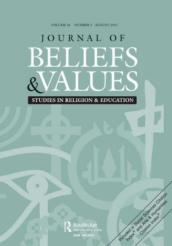 Cover image - Journal of Beliefs & Values