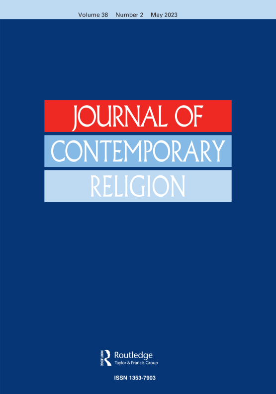 Cover image of Journal of Contemporary Religion