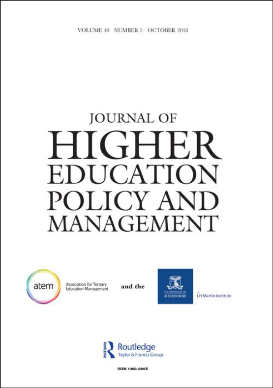 Cover image of Journal of Higher Education Policy and Management