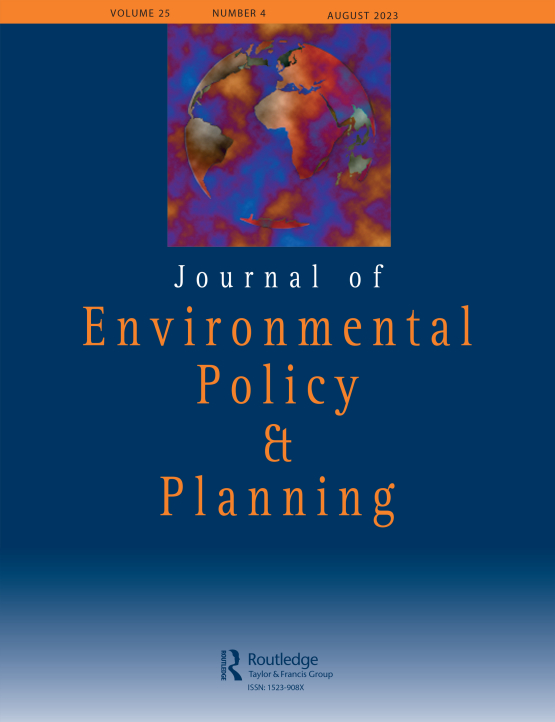 Cover image of Journal of Environmental Policy & Planning