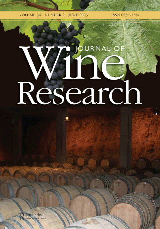 Cover image - Journal of Wine Research