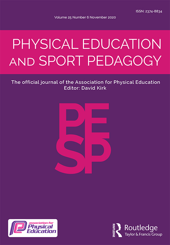 Cover image - Physical Education and Sport Pedagogy