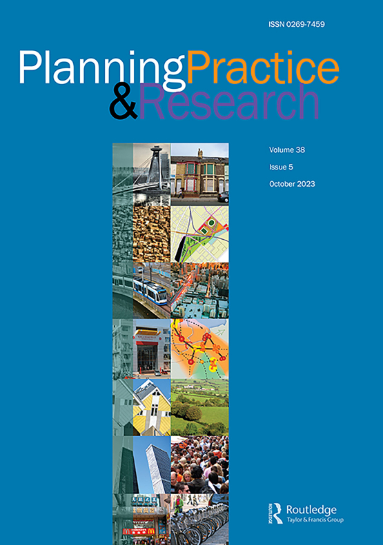 Cover image - Planning Practice & Research