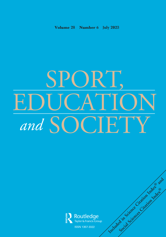Cover image - Sport, Education and Society