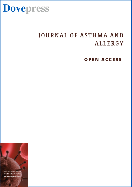 Cover image of Journal of Asthma and Allergy