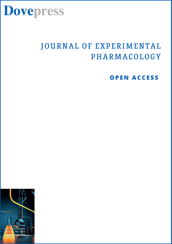 Go to Journal of Experimental Pharmacology