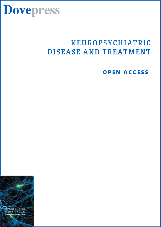 Cover image - Neuropsychiatric Disease and Treatment