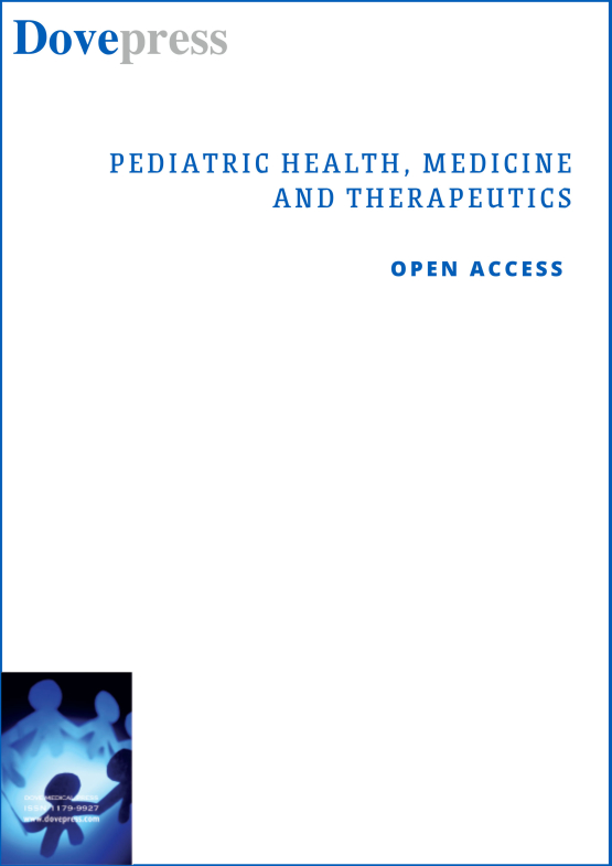 Journal cover: Pediatric Health, Medicine and Therapeutics