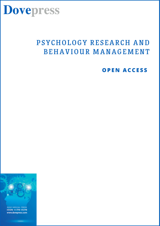 Cover image - Psychology Research and Behavior Management