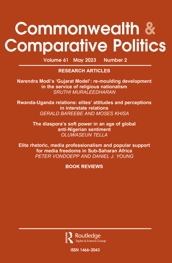 Cover image - Commonwealth & Comparative Politics
