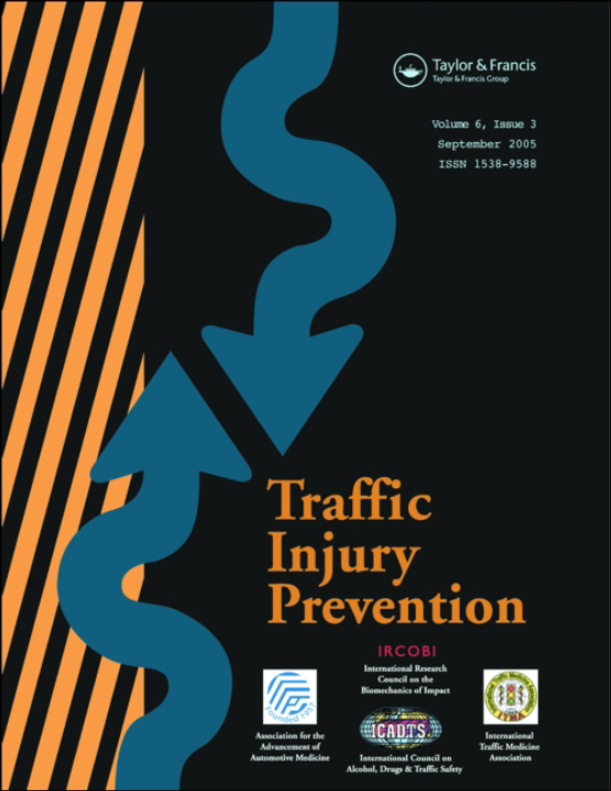 Cover image of Traffic Injury Prevention