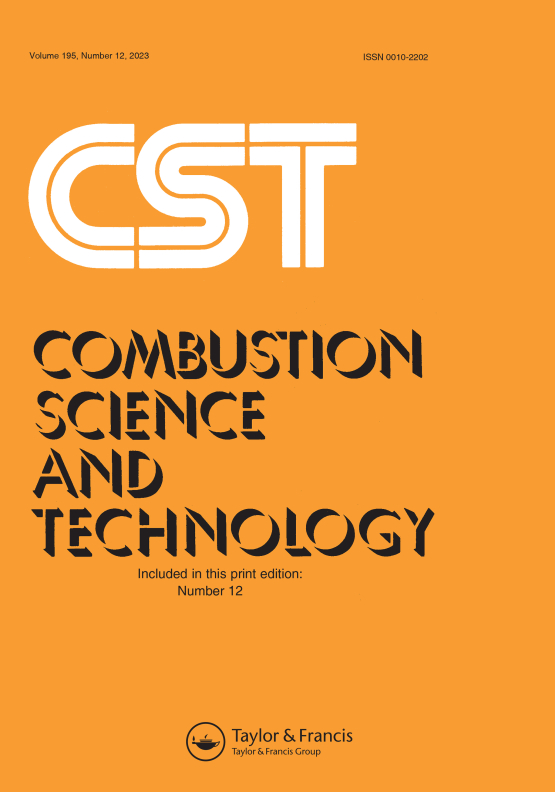 Cover image of Combustion Science and Technology