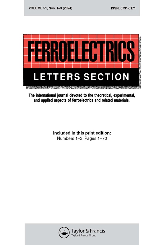 Cover image - Ferroelectrics Letters Section