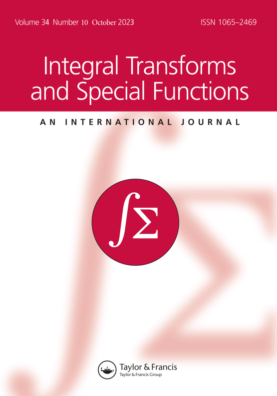 Cover image - Integral Transforms and Special Functions