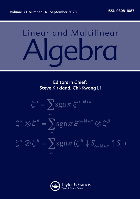Cover image of Linear and Multilinear Algebra