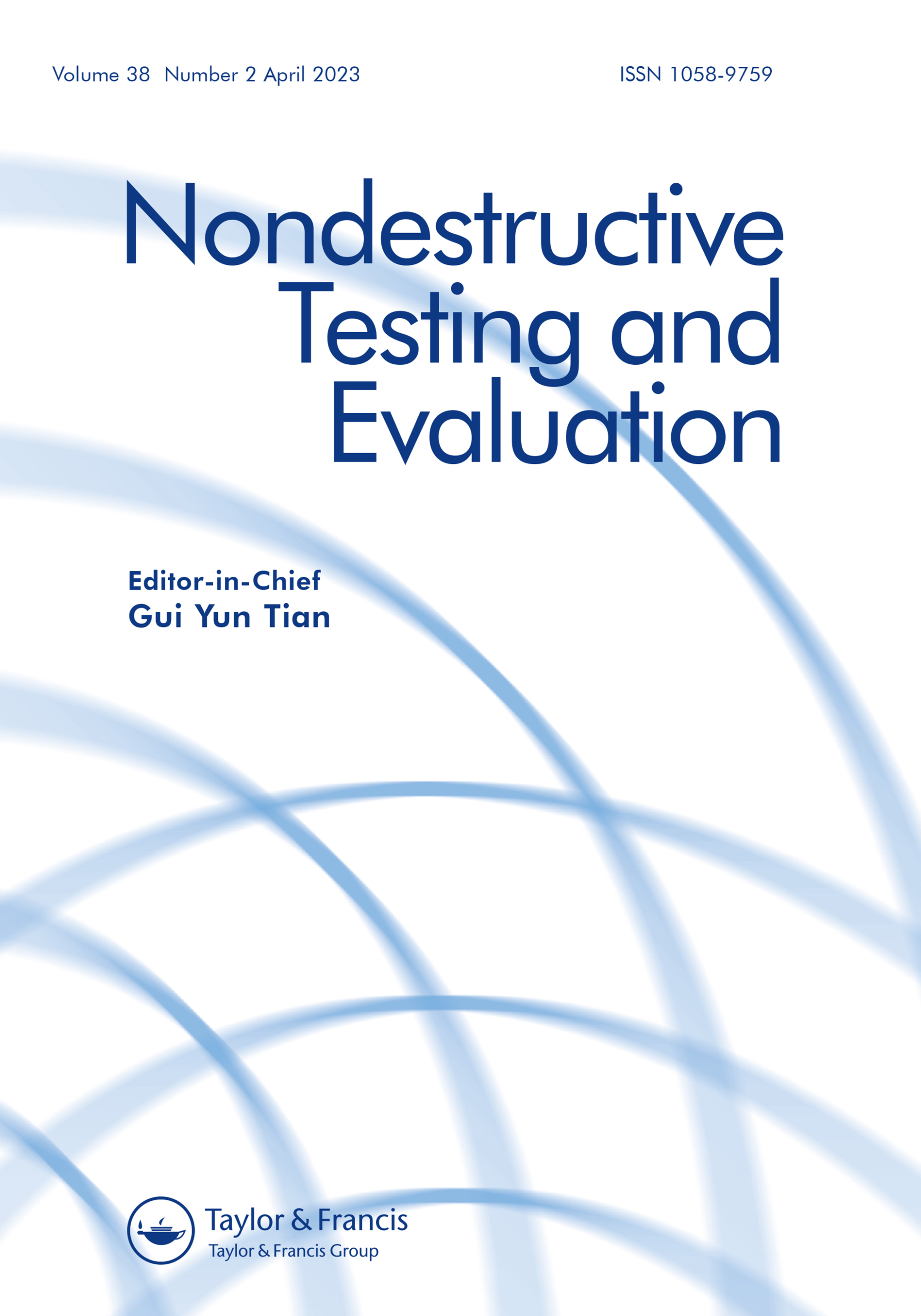 Cover image - Nondestructive Testing and Evaluation
