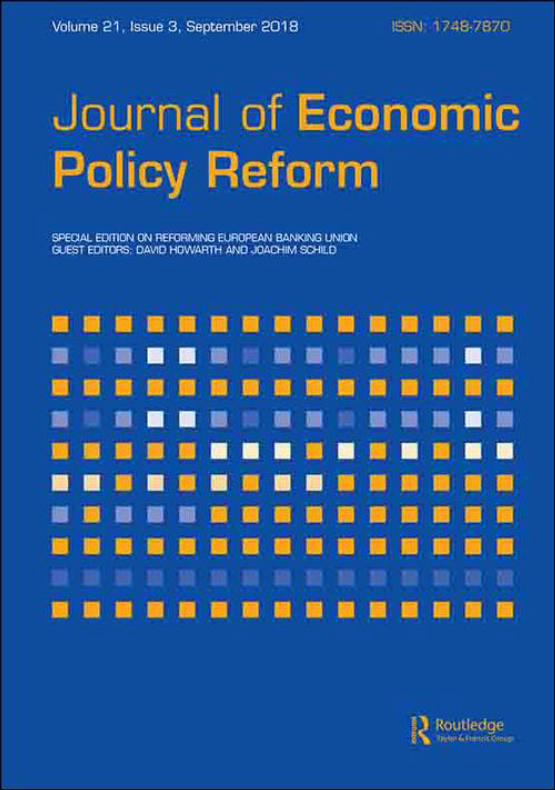 Cover image of Journal of Economic Policy Reform