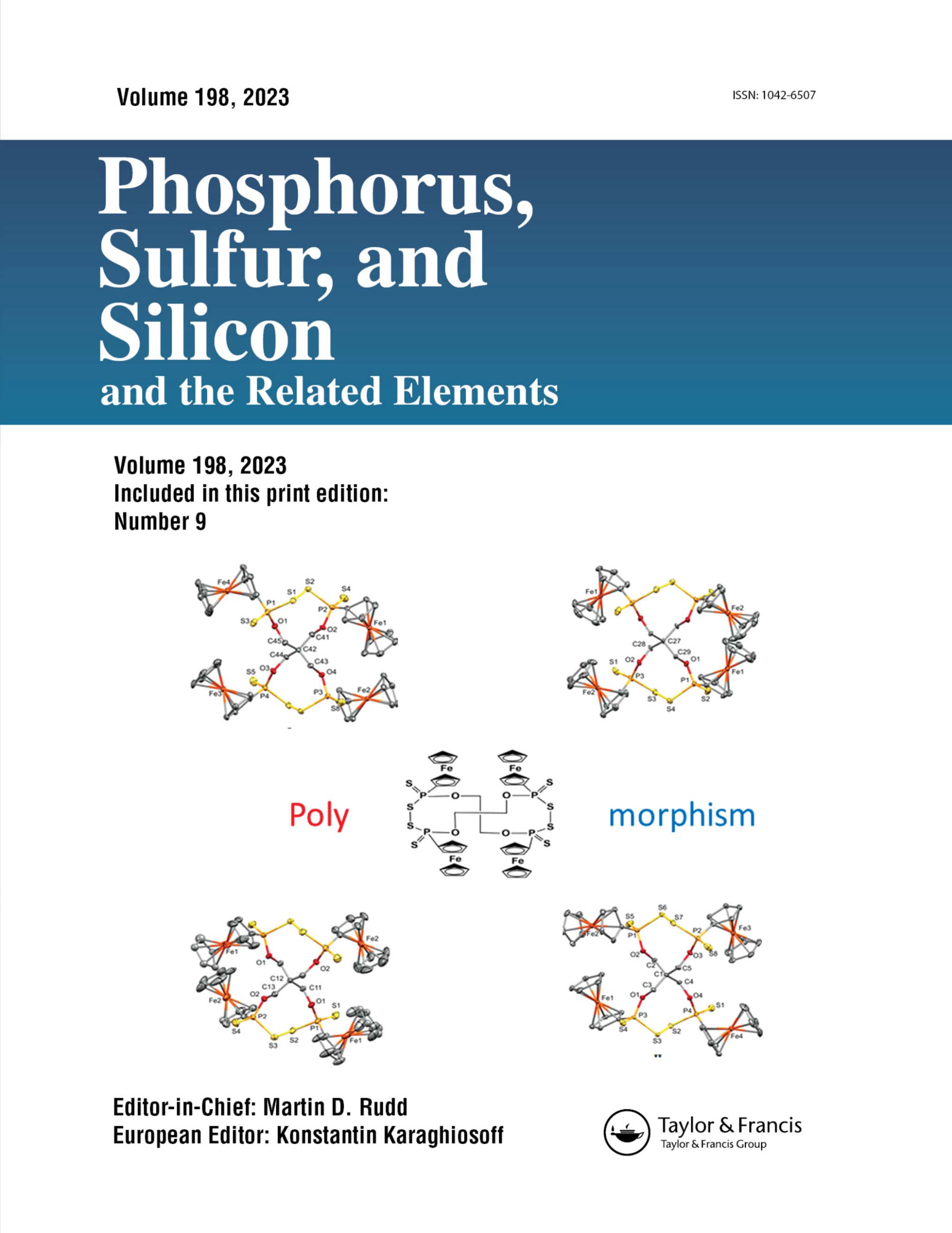 Cover image - Phosphorus, Sulfur, and Silicon and the Related Elements