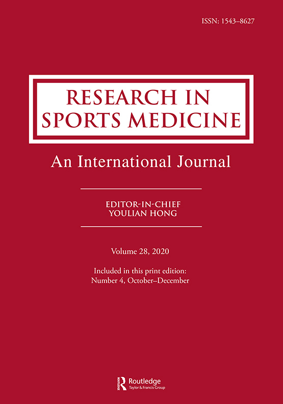 Cover image of Research in Sports Medicine