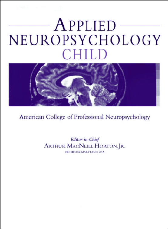 Cover image of Applied Neuropsychology: Child