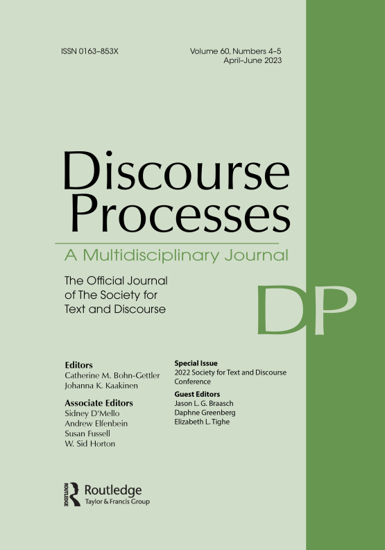 Cover image - Discourse Processes