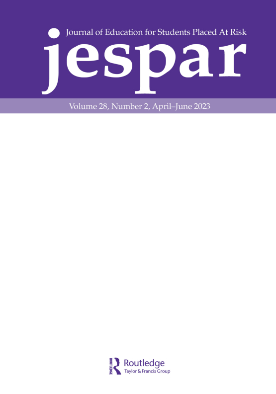 Cover image - Journal of Education for Students Placed at Risk (JESPAR)