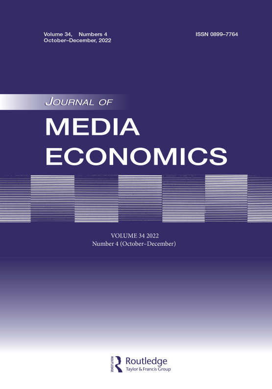 Cover image of Journal of Media Economics