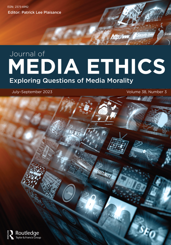Cover image - Journal of Media Ethics