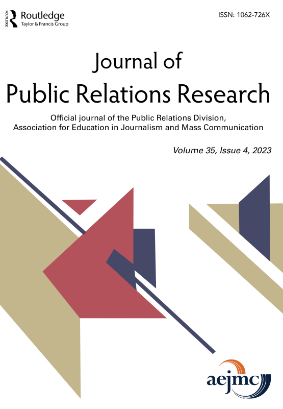Cover image - Journal of Public Relations Research