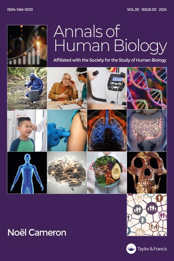 Cover image - Annals of Human Biology
