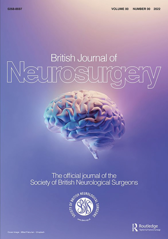 Cover image of British Journal of Neurosurgery