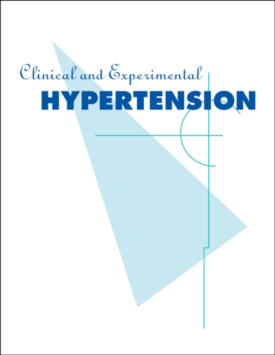 Cover image of Clinical and Experimental Hypertension