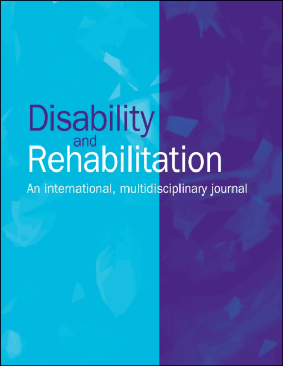 Cover image of Disability and Rehabilitation