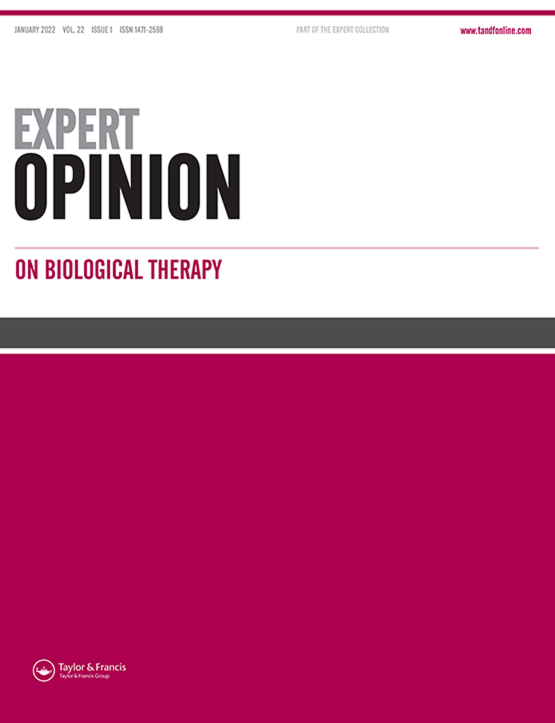 Cover image of Expert Opinion on Biological Therapy