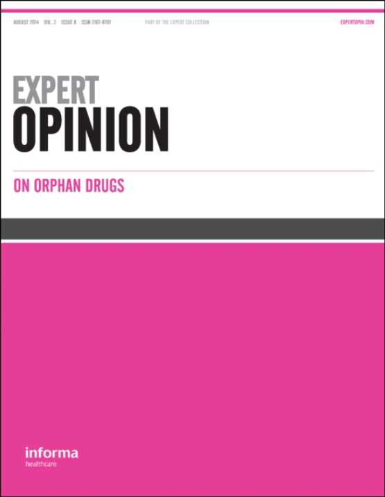 Cover image of Expert Opinion on Orphan Drugs