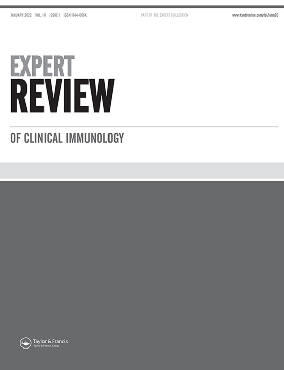 Cover image of Expert Review of Clinical Immunology
