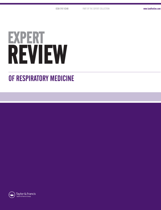 Cover image of Expert Review of Respiratory Medicine