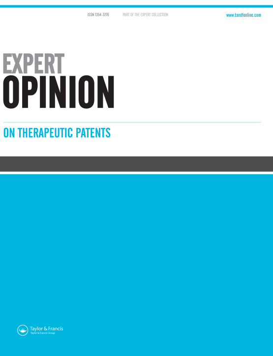 Cover image of Expert Opinion on Therapeutic Patents