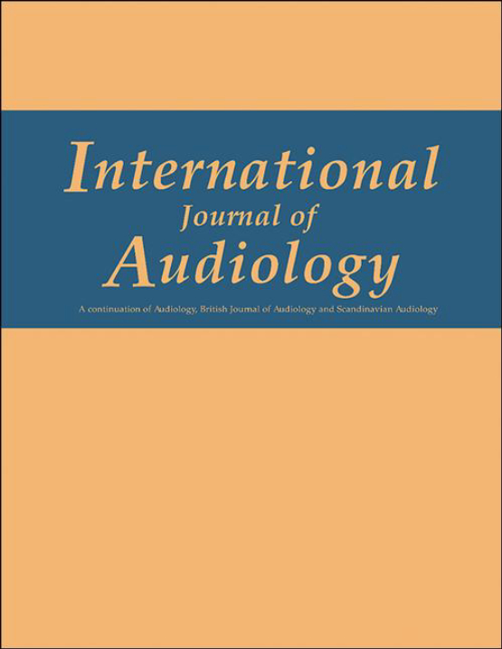 Cover image of International Journal of Audiology