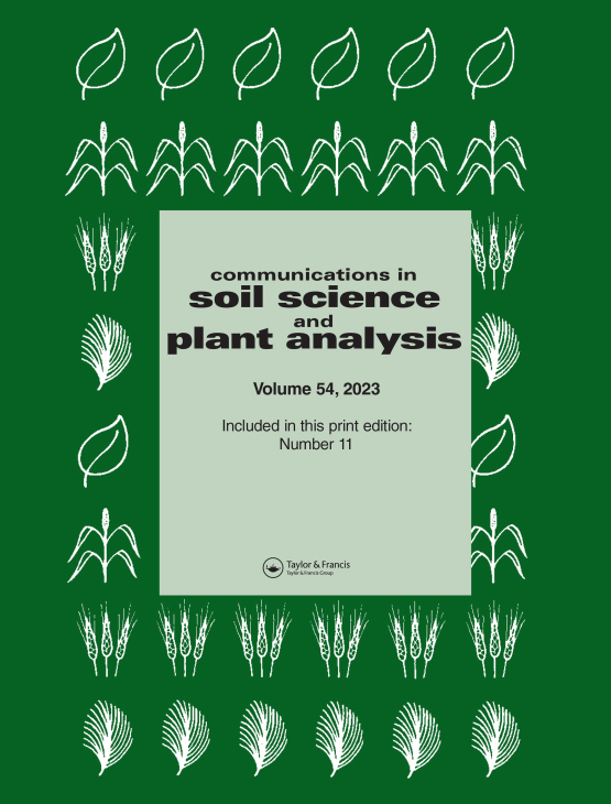 Cover image of Communications in Soil Science and Plant Analysis