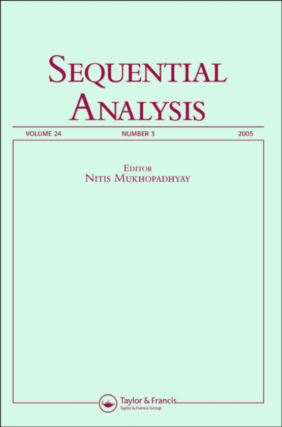 Cover image of Sequential Analysis