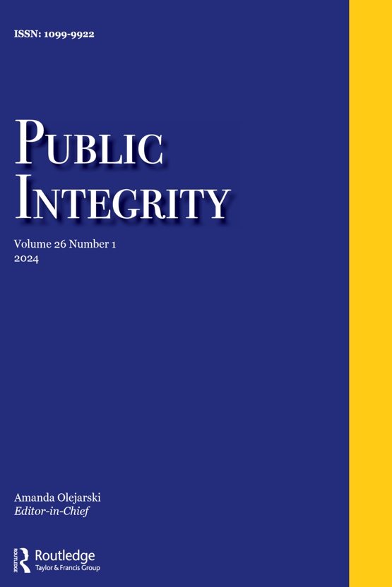 Cover image - Public Integrity
