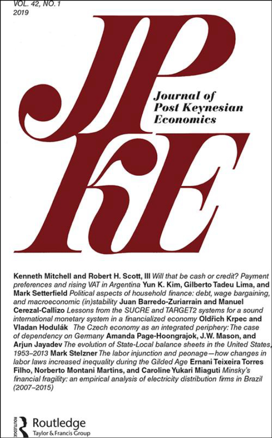 Cover image - Journal of Post Keynesian Economics